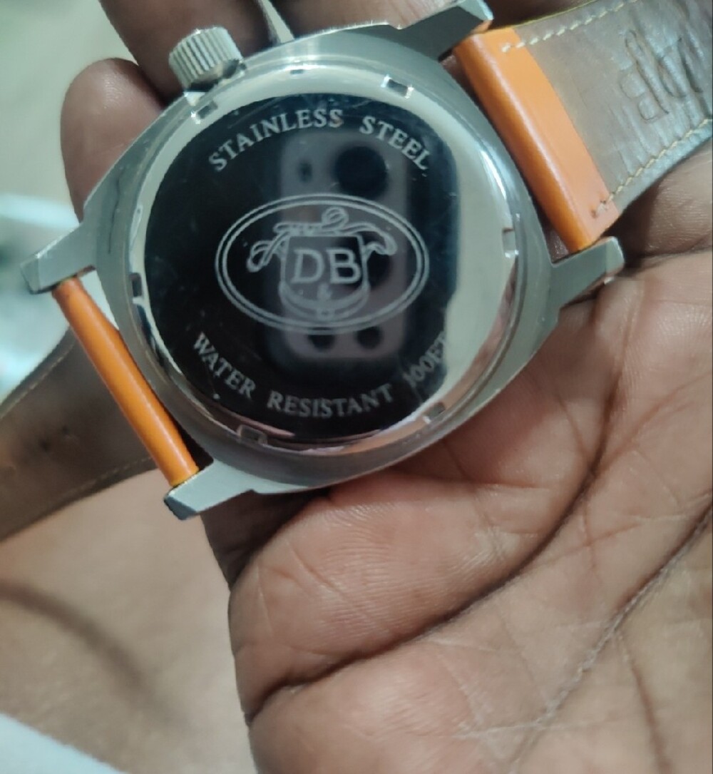 Dooney & Bourke Men’s Blue & Orange Casual Watch Working Battery Good Condition - Picture 6 of 10